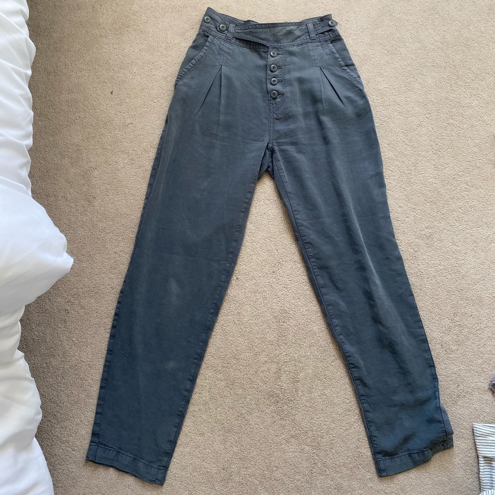American Eagle Green Wide Pants